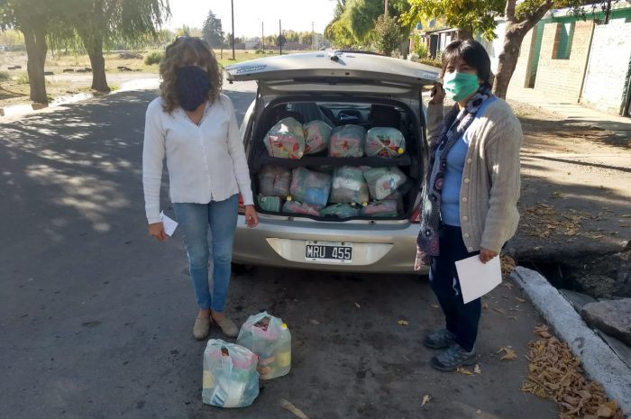 Silvia Cornejos - 2da entrega alimentos estudiantes
