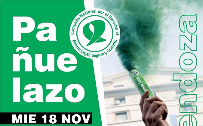 Hoy habrá un pañuelazo en Mendoza por el aborto legal y desde el Valle de Uco invitan a participar