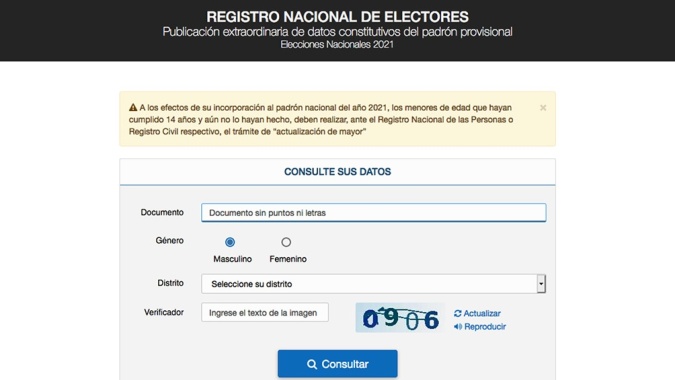 registro de electoral
