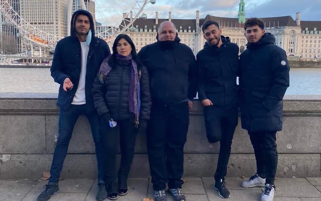 Del barrio El Molino a Londres: los “Topo” González lograron reunirse nuevamente en familia
