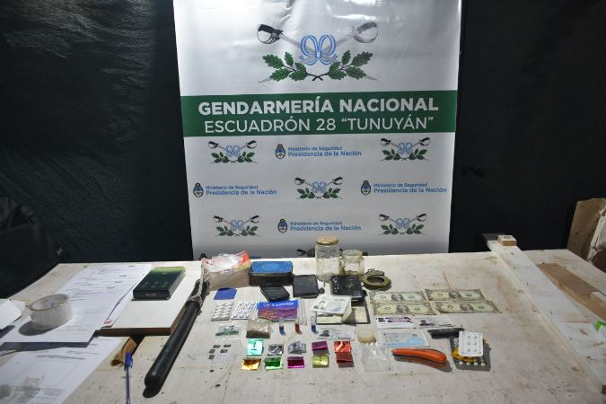 Allanamiento de Gendarmería en Tunuyán - ex policia - foto gentileza