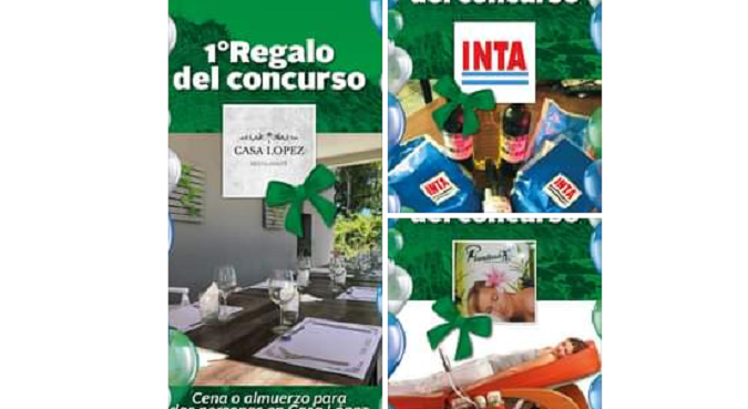 ¡Todavía no te anotaste! No te pierdas la oportunidad de ganar una cena, una sesión de masajes y un kit del INTA