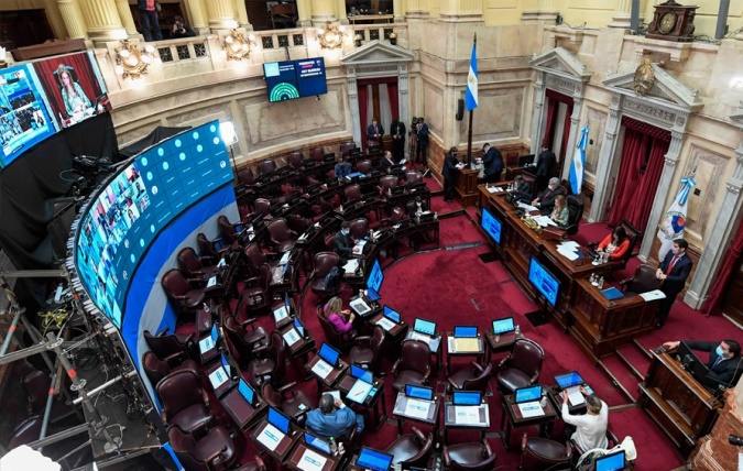 Diputados proyecto pandemia - foto Telam