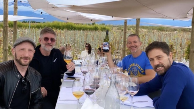Luis Novaresio, otra personalidad que eligió el Valle de Uco para descansar y recorrer bodegas