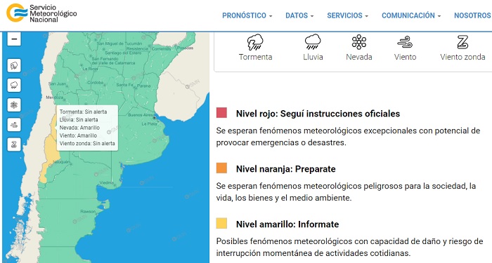 SMN-alerta