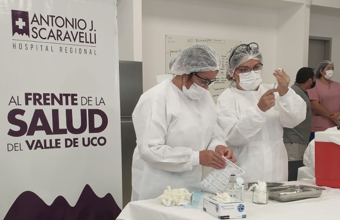 ¡Muy buena noticia! En Valle de Uco ya están vacunando con la segunda dosis de la Sputnik