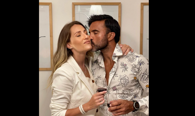 Mica Viciconte y Fabián Cubero estuvieron de visita el fin de semana en Tupungato