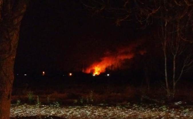 Incendio en Calise, San Carlos 5 agos