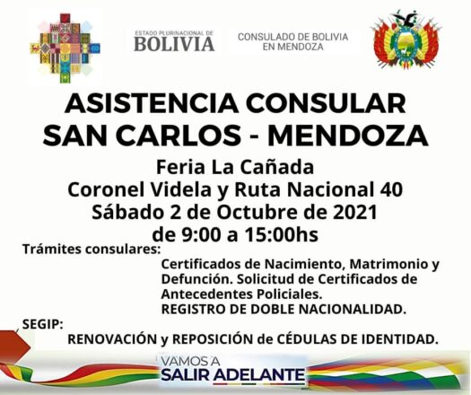 consuladoboliviasancarlos - Diario El Cuco Digital todas las noticias del Valle de Uco consulado-bolivia-san-carlos