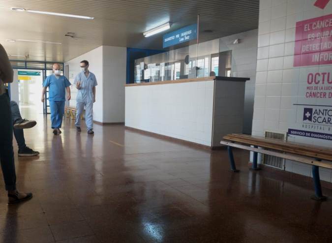 Hospital Scaravelli. Foto archivo.