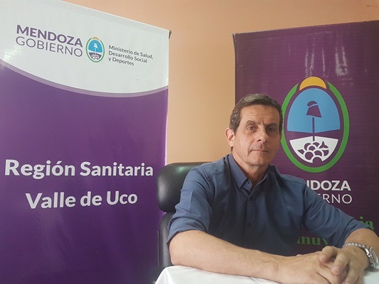 Rodolfo Guillén, coordinador regional del Ministerio de Salud en Valle de Uco