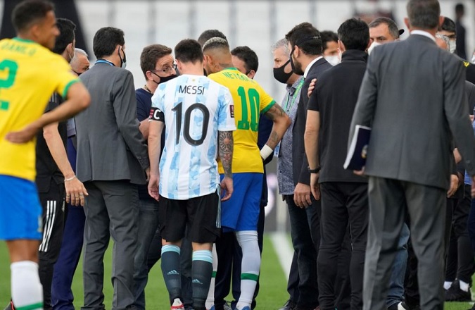 Argentina vs Brasil suspendido