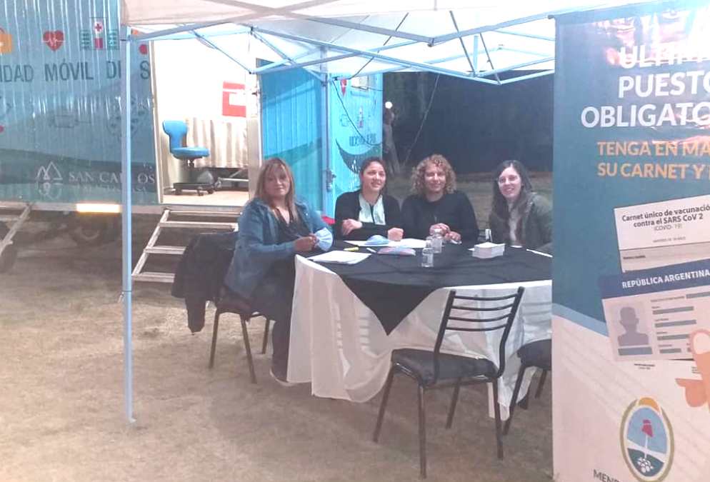 El Tagarelli presente en la Fiesta de la Tradición con un stand de vacunación contra el Covid-19