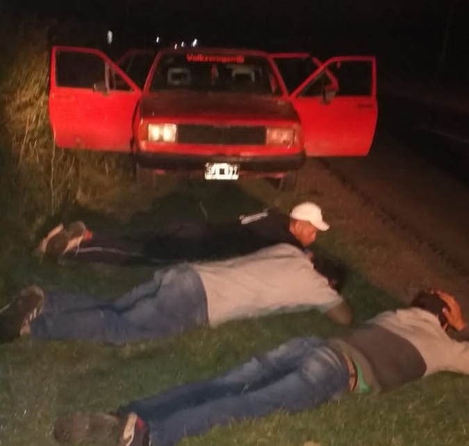 También encontraron tijeras y tijerones dentro de un auto - Foto: gentileza Ministerio de Seguridad de Mendoza