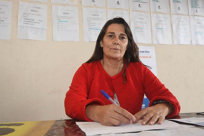 Carina Sedano, nueva secretaria del Sute. Foto Los Andes