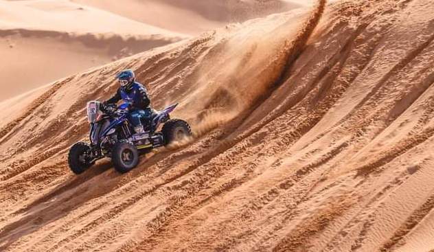 Moreno está tercero en el Dakar.