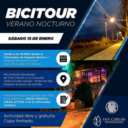 bicitoursancarlos1 - Diario El Cuco Digital todas las noticias del Valle de Uco bicitour-san-carlos-1