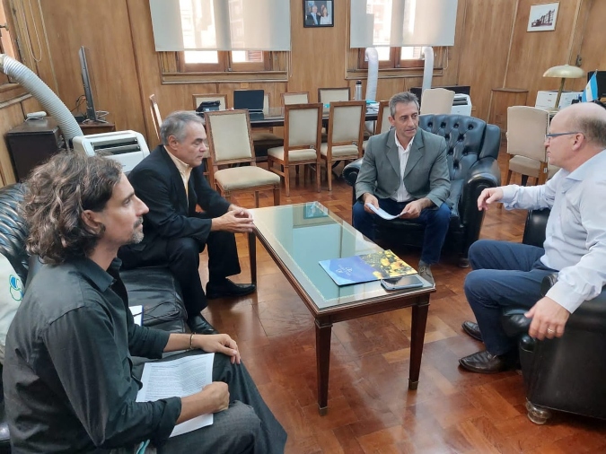 Rolando Scanio se reunió con representantes del Ministerio de Agricultura, Ganadería y Pesca de la Nación
