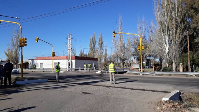 La intersección donde ocurrió el hecho - Foto archivo