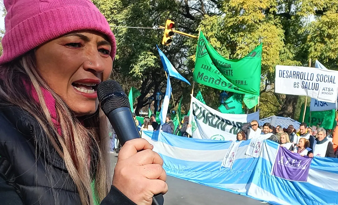 Estatales vienen protestantes desde hace 10 días. Foto: ATE.