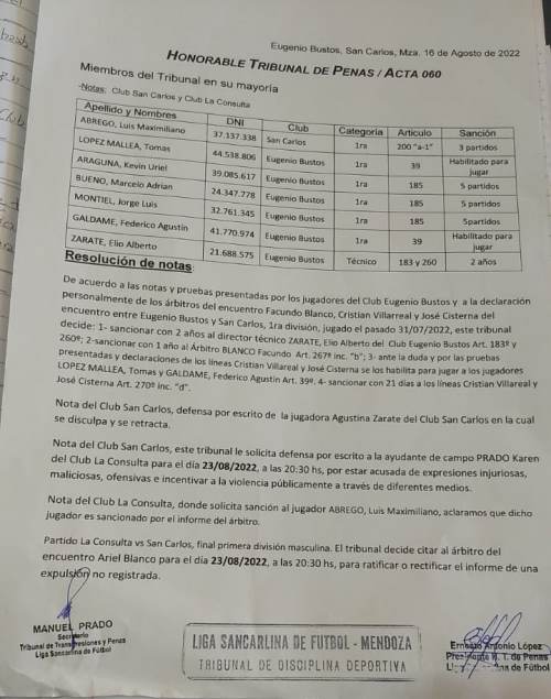 BoletinLigaSanCarlos - Diario El Cuco Digital todas las noticias del Valle de Uco Boletin-Liga-San-Carlos