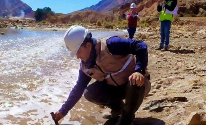 Un análisis de laboratorio en ese país asegura que el agua del río en su territorio no es apta para consumo humano. Foto: El Tribuno.