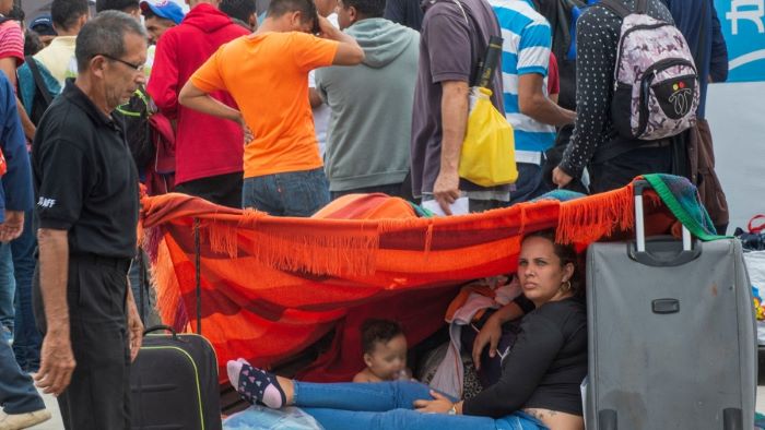 Nuevo recuento difundido por la ONU sobre crisis migratoria.
 Foto: AFP.
