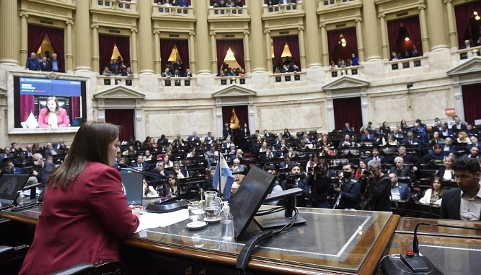 En la sesión se debatirá un proyecto de repudio al ataque sufrido por la vicepresidenta / Foto: Prensa Diputados - Archivo.