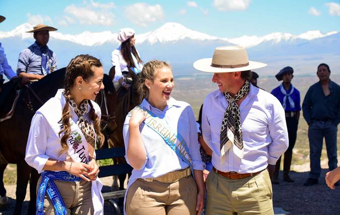 Cabalgata al Cristo Rey en Tupungato