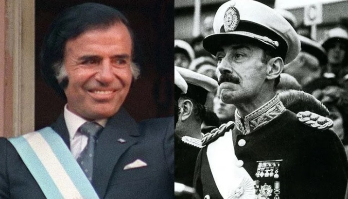 Carlos Menem indultó a represores y genocidas como Jorge Rafael Videla.