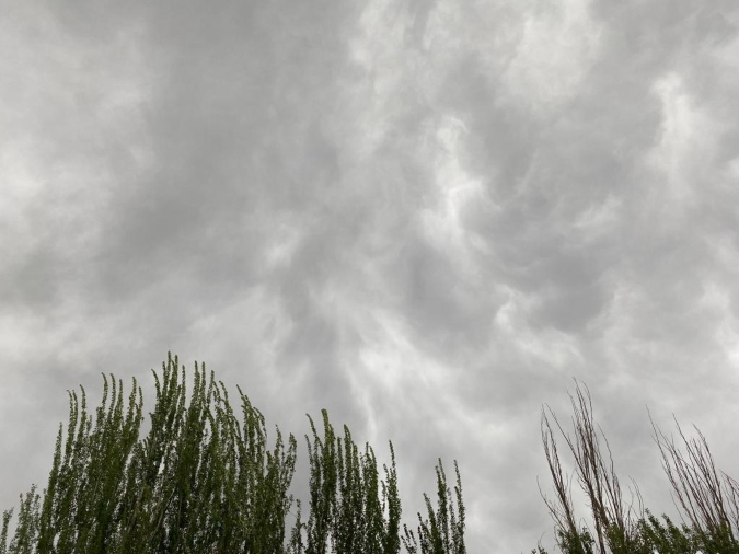 Tormenta en Colonia las Rosas. Foto: El Cuco Digital