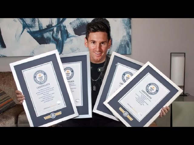 Messi ha conseguido varios Récords Guinness