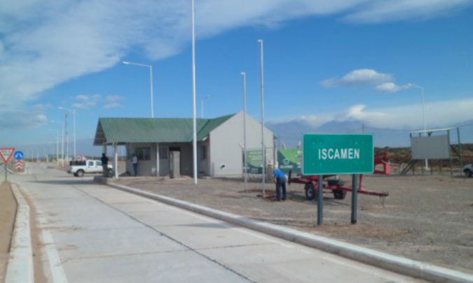 Puesto de control de Iscamen en ruta 40