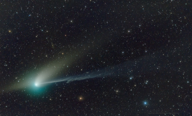 El cometa verde, denominado oficialmente como C/2022 E3 (ZTF) fue fotografiado a decenas de millones de kilometros de ddistancia de la Tierra por este telescopio.