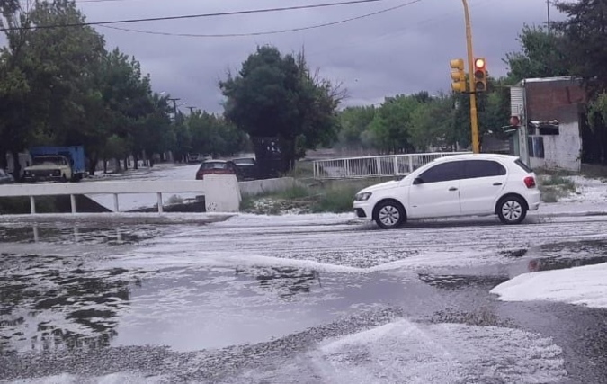 Granizo en Eugenio Bustos, San Carlos - Foto archivo