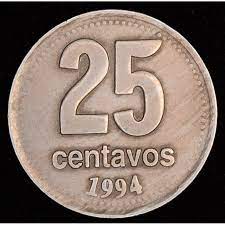 moneda de 25 centabos