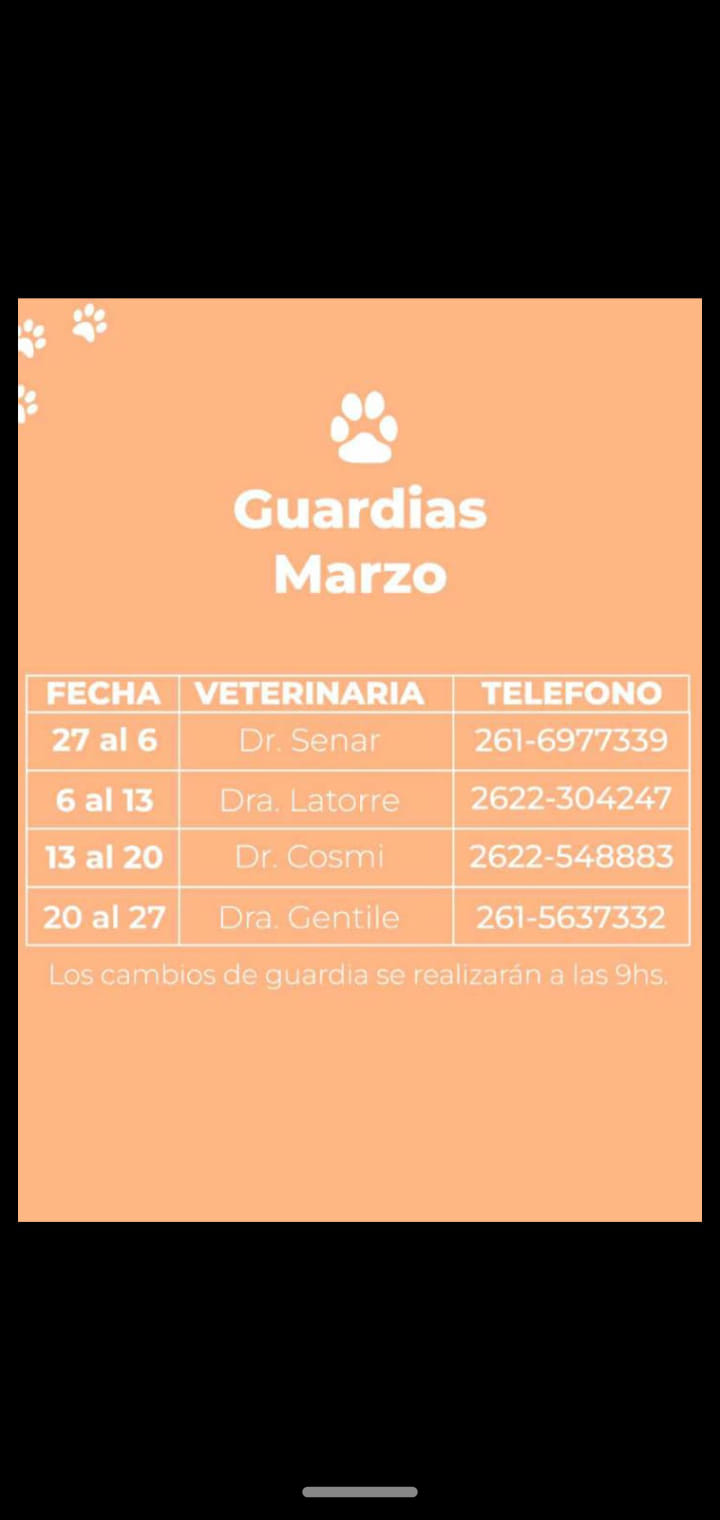 guardiasveterinarias Diario El Cuco Digital todas las noticias del Valle de Uco guardias-veterinarias