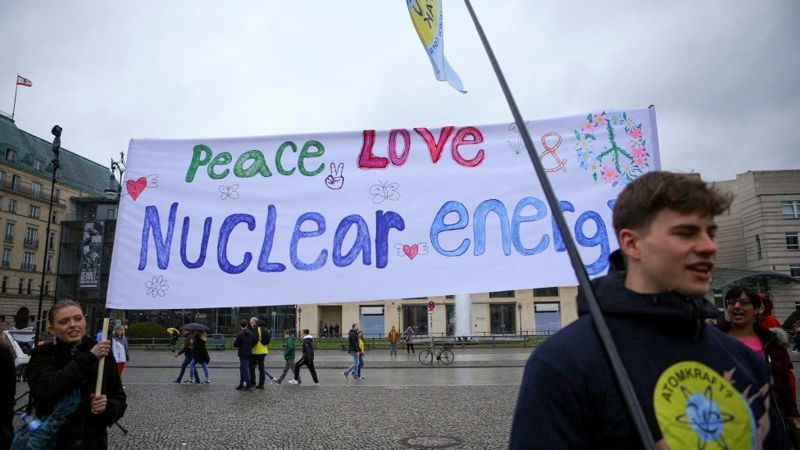 Energía Nuclear protesta