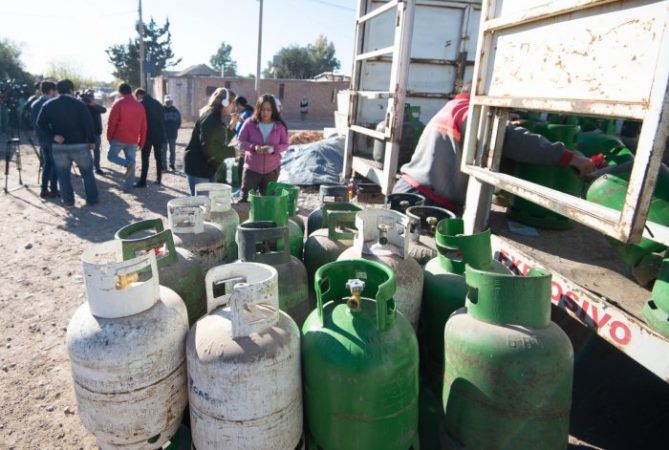 Los vecinos pueden adquirir la garrafa a $500.