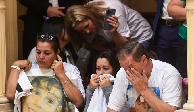 Familiares de Lucio en el recinto el día que se aprobó la ley . Foto: Foto: Pablo Añeli.