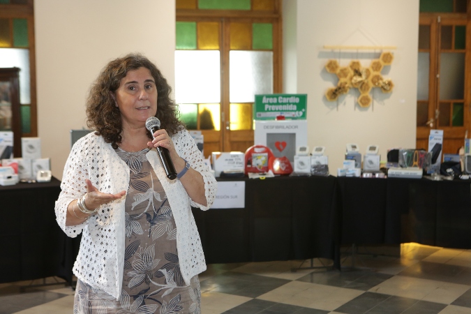 La ministra de Salud, Ana María Nadal, lanzó este marte la campaña antigripal 2023.