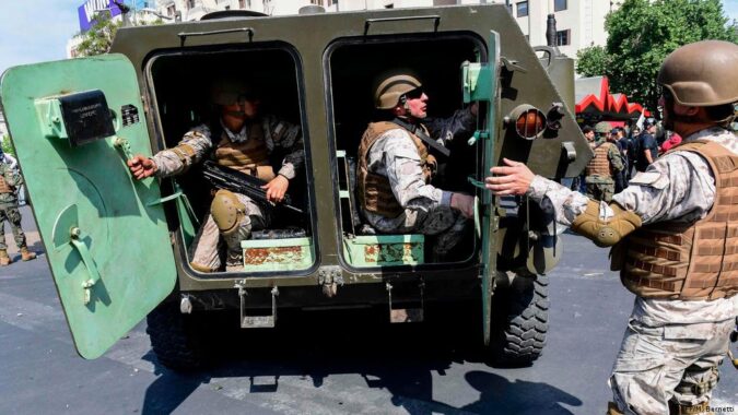 militares chilenos en la Araucanía