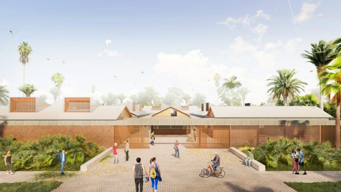 Imagen del proyecto del edificio de la escuela