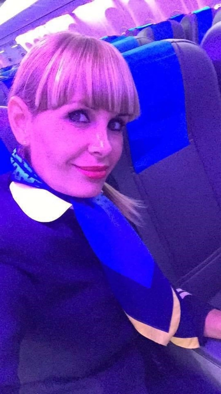 Daniela Carbone la azafata de Aerolíneas Argentinas, acusada de la amenaza