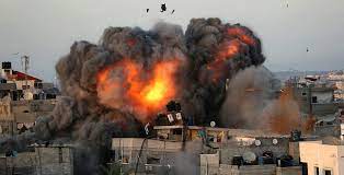 Bombardeo Franja de Gaza