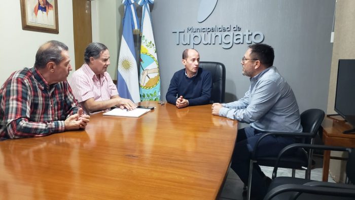 El intendente de Tupungato, Gustavo Soto, se reunió con autoridades del Pro Mendoza.