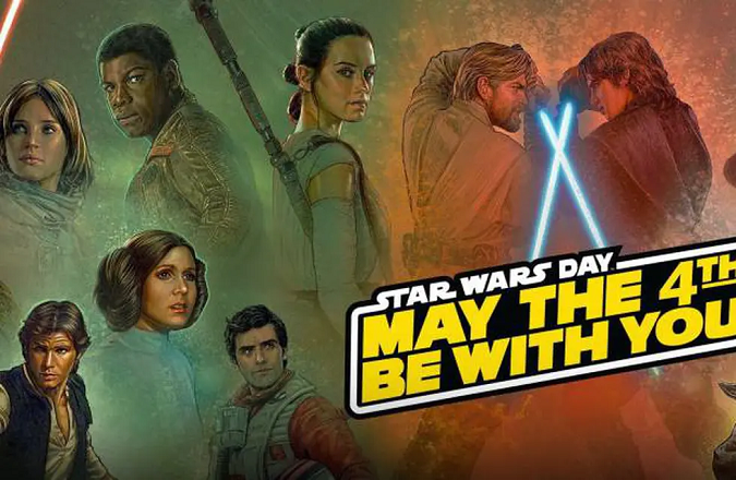 Cada 4 de mayo, los fanáticos de todo el mundo se saludan con la frase: "May de 4th be with you".