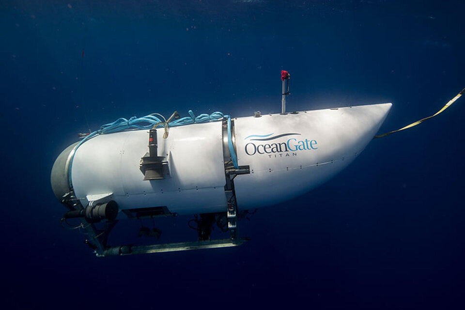 Foto de archivo sin fecha del sumergible Titan (OceanGate Expeditions/Handout via REUTERS)