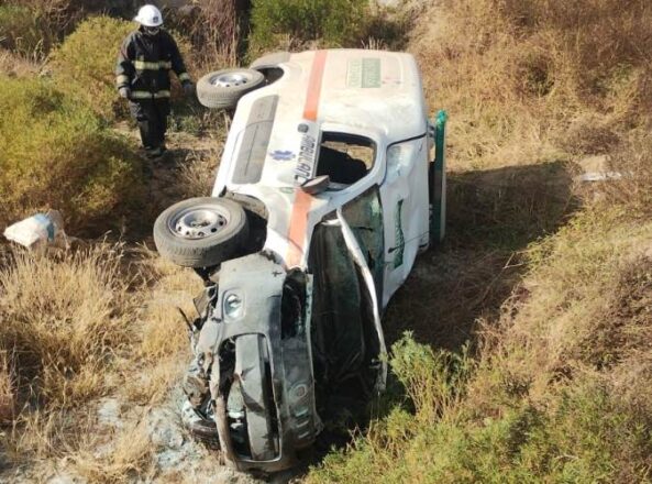 Ambulancia San Carlos - accidente