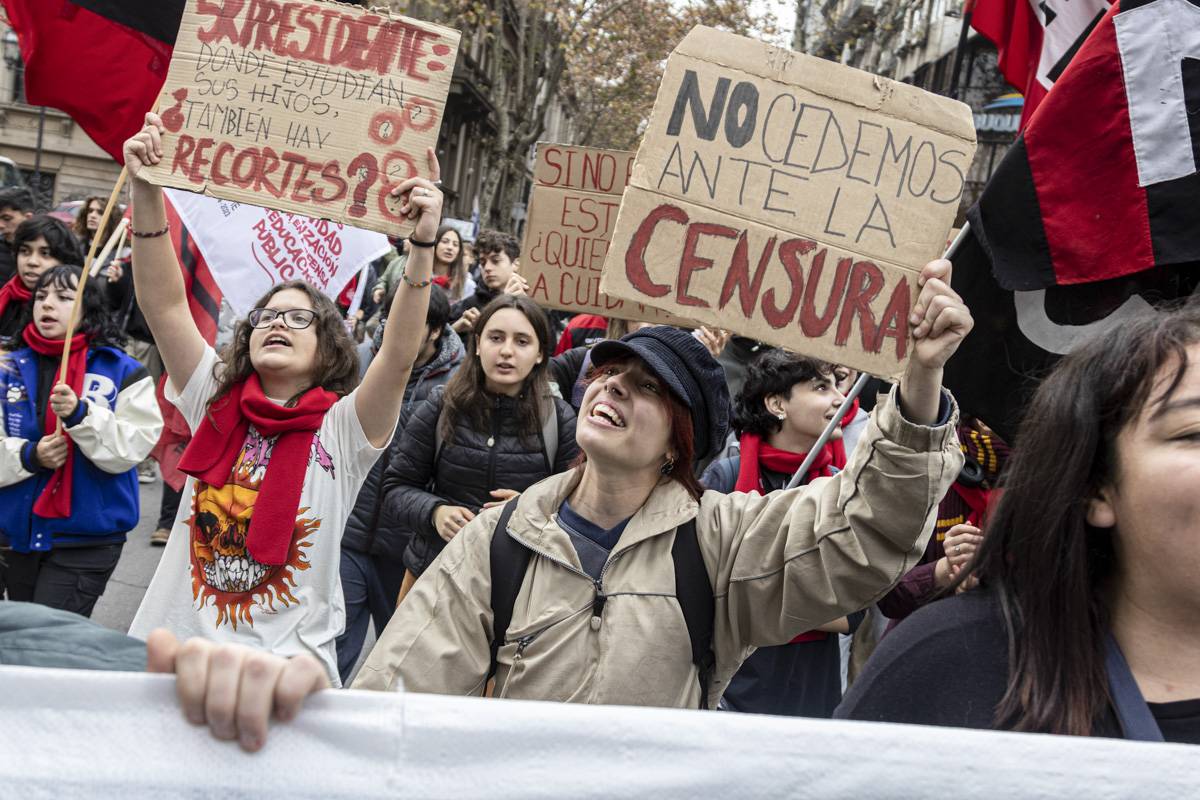 protestas en Uruguay